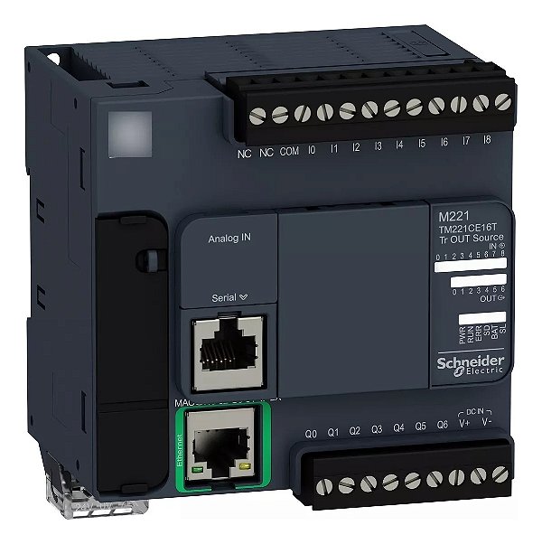 Clp Schneider Tm221ce16t 9in 7out Transistor Eth/serial