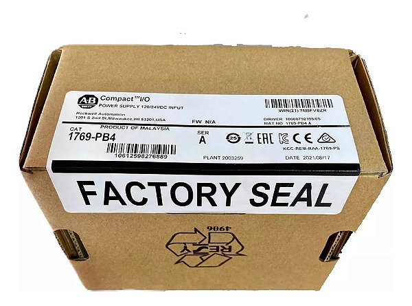 1769-pb4 Clp Allen-bradley Compactlogix Power Supply 24vdc