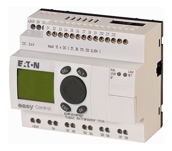 Ec4p-221-mtxd1 Easy Control Moeller Eaton 24vdc 12di / 8do