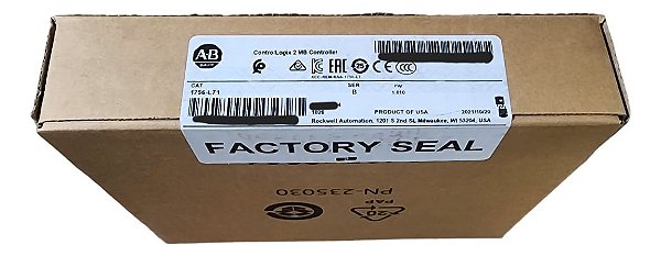 Cpu Allen Bradley 1756-l71 Lacrada Ano 2021 Garantia