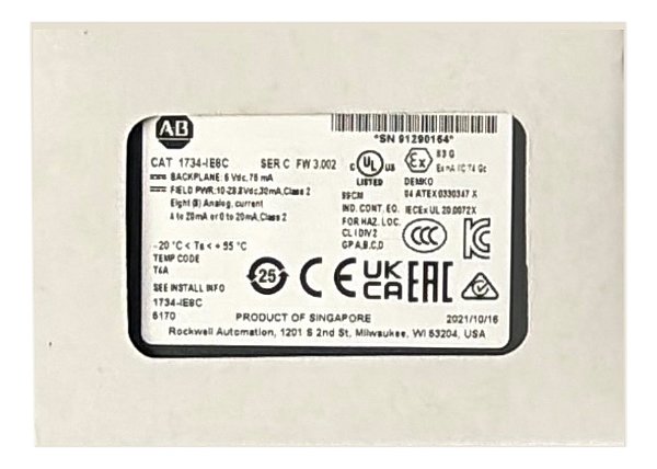 Allen Bradley 1734-ie8c Novo Rockwell Pont I/o