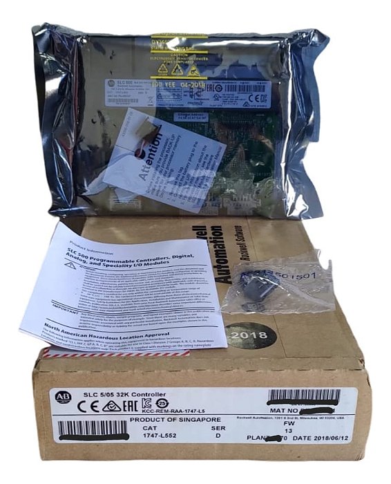 Cpu Slc500 Cat: 1747-l552 Ser D Allen Bradley 2019 Lacrada