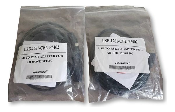 Kit 2 Cabos Allen Bradley 1761-cbl-pm02 Micrologix