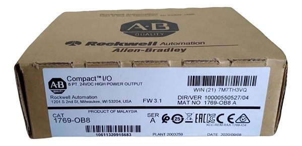 Allen-bradley 1769-ob8 Lacrado Ano 2020
