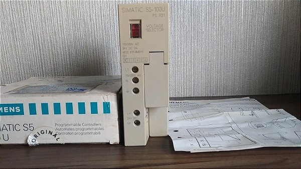 Fonte Alimentação Siemens S5 Cod: 6es5 931-8md11 Nova