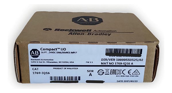 Allen-bradley 1769 Iq16 Compactlogix Novo