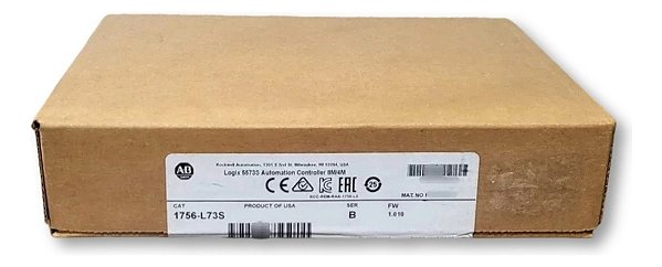Allen Bradley 1756-l73s Novo Lacrado Cpu Rockwell