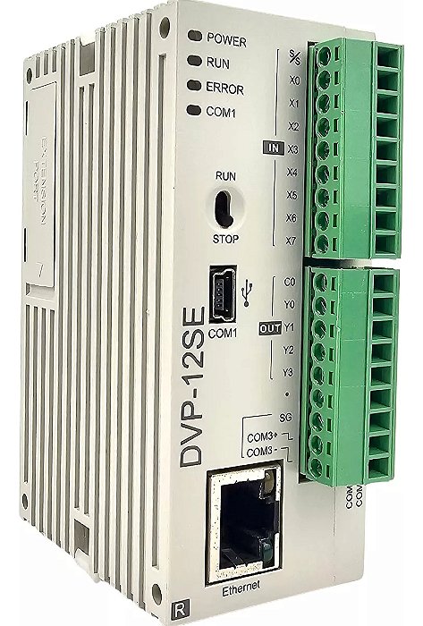 Clp Delta Dvp12se11r 8 Entradas 4 Saídas Relé (novo + Nf)