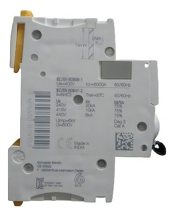 Disjuntor Schneider 10a Acti9 Ic60n 2p Curva C A9f74210
