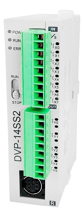 Clp Delta  Dvp14ss211r 8 Entradas 6 Saídas Digital A Relé