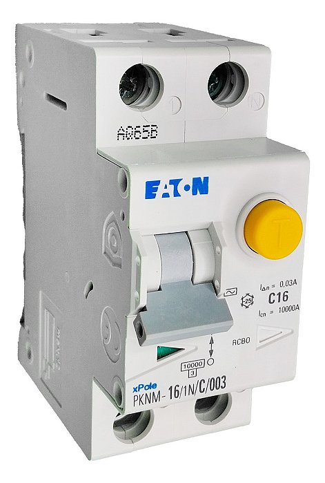 Dr Disjuntor Bipolar Eaton 16a Pknm-16/1n/c/003-mw