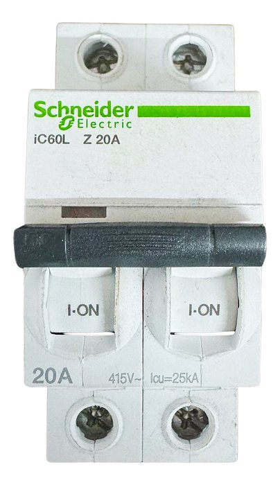 Disjuntor Bipolar 20a Curva Z Easy9 Schneider