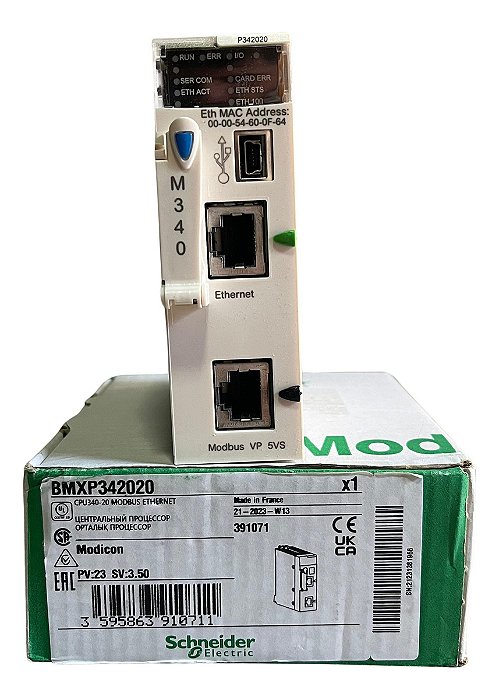 Bmxp342020 Schneider Processor Module M340 Modbus - Ethernet