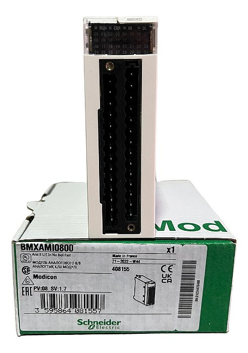 Bmxami0800 Clp Schneider Electric X80 8 Inputs - Fast Speed