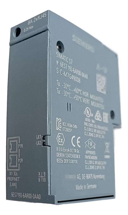 6es7193-6ar00-0aa0 Siemens Simatic Et 200sp Busadapter Ba 2x