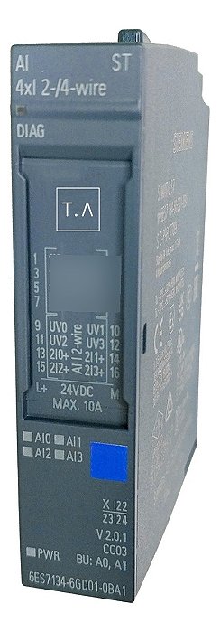 Módulo De Entrada Analógica 134 Siemens Et 200sp  Ai 4xi