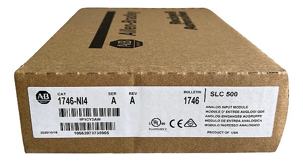 Allen-bradley 1746-ni4 Slc500 Modulo Entrada Analógica Novos