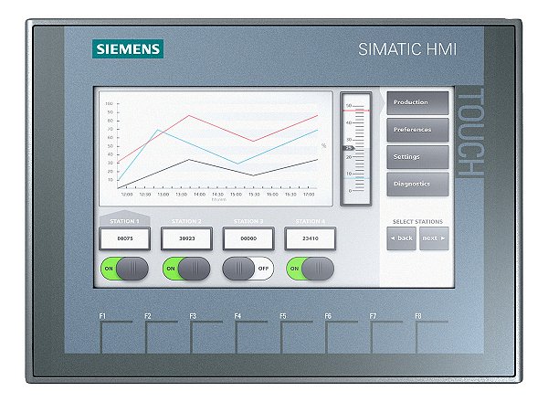 6av2123-2ga03-0ax0 Siemens Simatic Hmi Ktp700 Basic