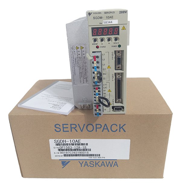 Servo Drive Yaskawa Sgdh-10ae Novo E Garantia.