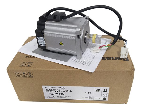 Servo Motor Panasonic Msmd082g1u4 Novo E Garantia
