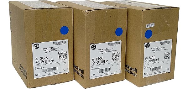 25b-d6p0n104 Allen Bradley Powerflex 525 3hp 3cv Novo