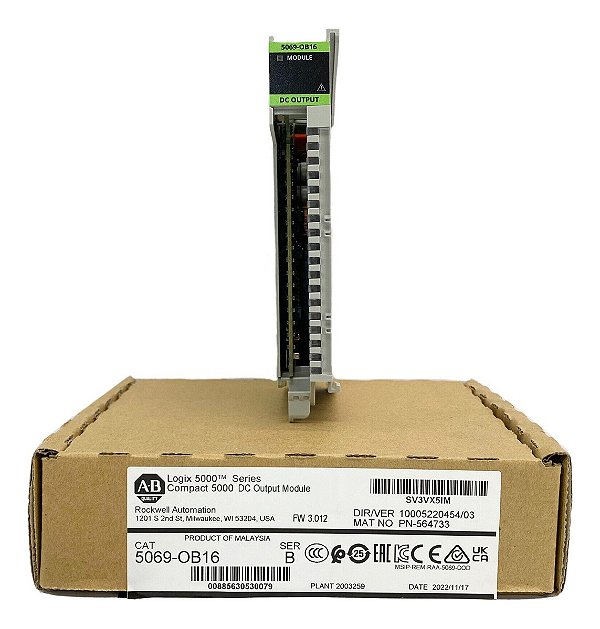 Allen Bradley 5069-ob16 Novo Na Caixa Lacrada E Garantia