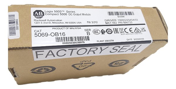 Allen Bradley 5069-ob16 Novo E Garantia