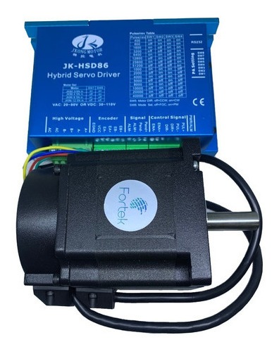 Kit Motor De Passo 45kgf.cm Com Encoder (easy Servo) + Drive