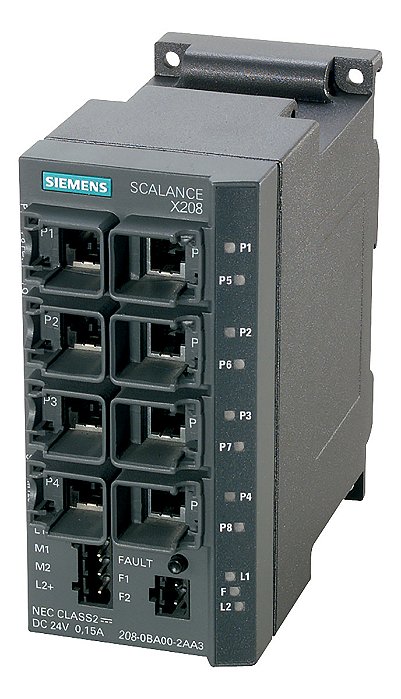 6gk5208-0ba10-2aa3 Siemens Scalance X208
