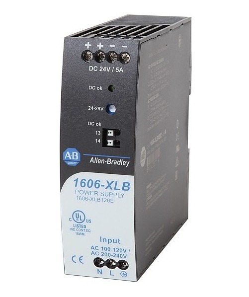 1606-xlb120e Allen-bradley Power Supply, 24-28v Dc, 120 W