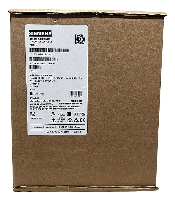 6se6440-2ud27-5ca1 Siemens Micromaster 440 Novos Na Caixa