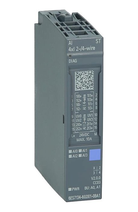 6es7134-6gd01-0ba1 Siemens Simatic Et 200sp Ai 4xi 2-/4-wire