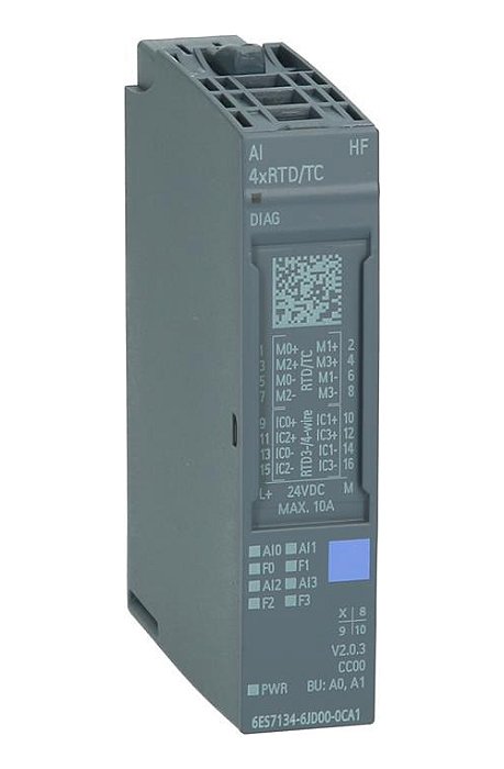 6es7134-6jd00-0ca1 Siemens Simatic Et 200sp Ent. Analogica 4