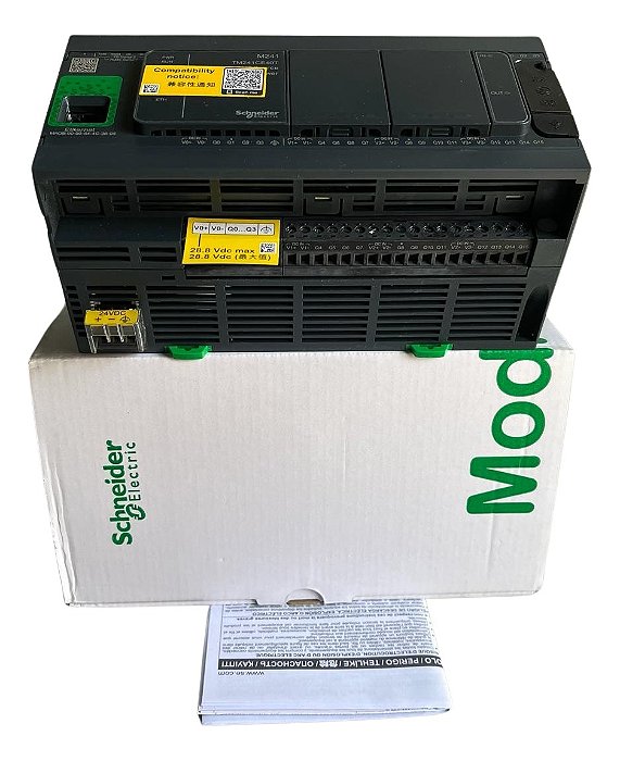Tm241ce40t Schneider Clp Ethernet 24 Entradas E 16 Saidas