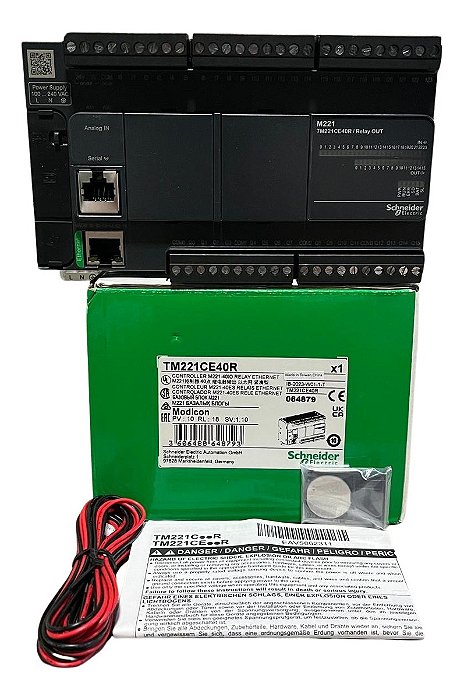 Tm221ce40r Schneider Envio Imediato Clp Novo Na Caixa