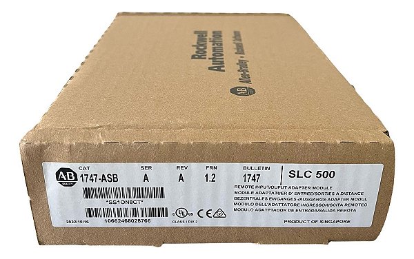 1747-asb Allen Bradley Novos Na Caixa Original Lacrada