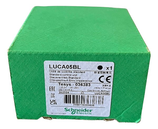 Luca05bl Schneider Unidade De Controle Tesys  1,25a ... 5a