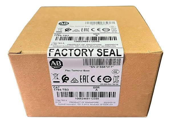 1794-tb3 Allen Bradley Novos Na Caixa Original Lacrada