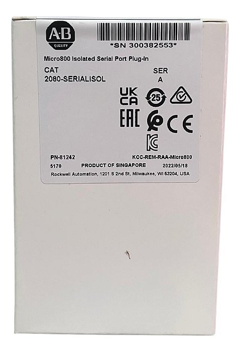 2080-serialisol Allen-bradley Micro 800 Rs232/485 Serial Iso