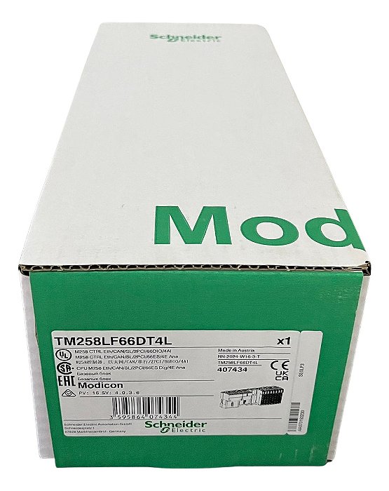 Tm258lf66dt4l Schneider Compact Base M258  66+ I/o  24vcc