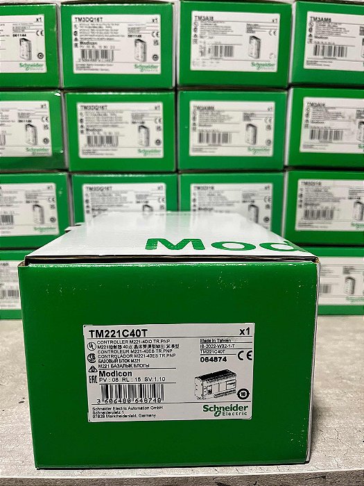 Tm221c40t Clp Schneider Novo Na Caixa