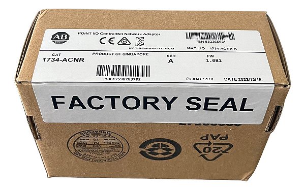 1734-acnr Serie A Allen Bradley Novo Na Caixa Lacrada.
