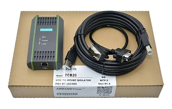 kit cabo clp omron, bateria pg siemens e cartão ethernet power flex 753