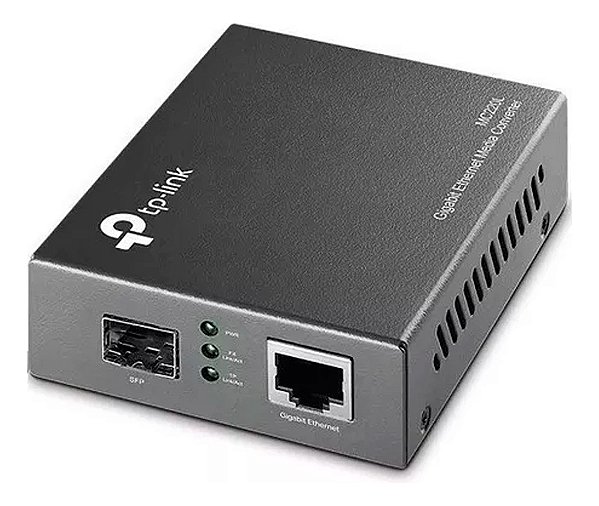 Tp-link Mc220l Conversor Rj45 Mídia -fibra Ótica Sfp Gigabit