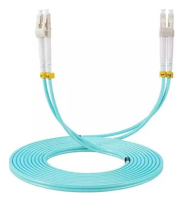 Cordão Óptico Lc Lc Multimodo 3mts Duplex 50/125 Om3 10gb