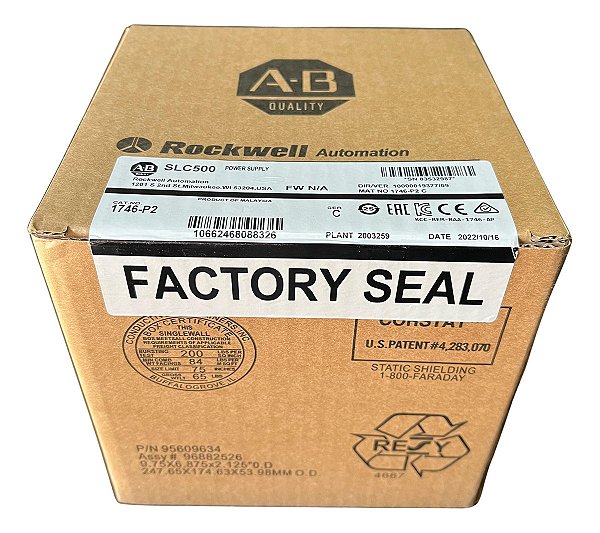 1746-p2 Allen Bradley Novos Na Caixa Original Lacrada