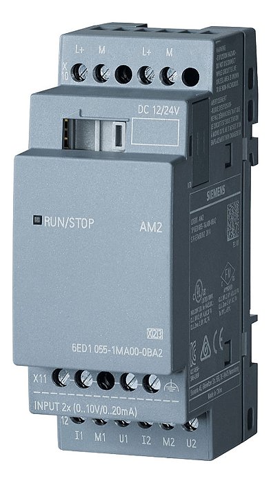 Módulo Clp Expansão 2 Entradas Analógicas 12/24vcc 0-10v 6ed