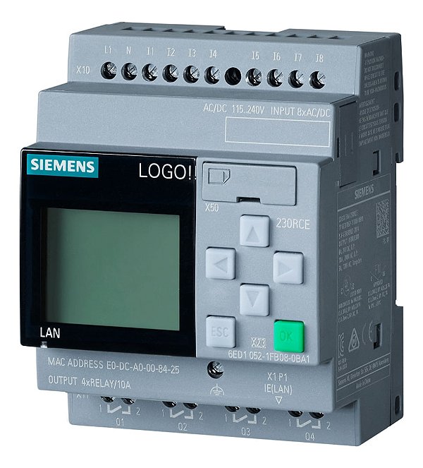 Controlador Clp Logo 230rce 115/230v 6ed1052-1fb08-0ba2 Siem