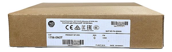 Allen-bradley 1756-en2t Ser. C Módulo Interface Ethernet/ip