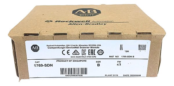 Allen-bradley 1769-sdn Devicenet Scanner Module